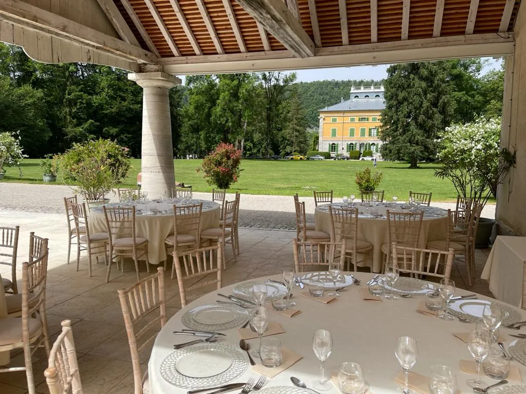 Couple au château — Château de Syam — Villa Palladienne