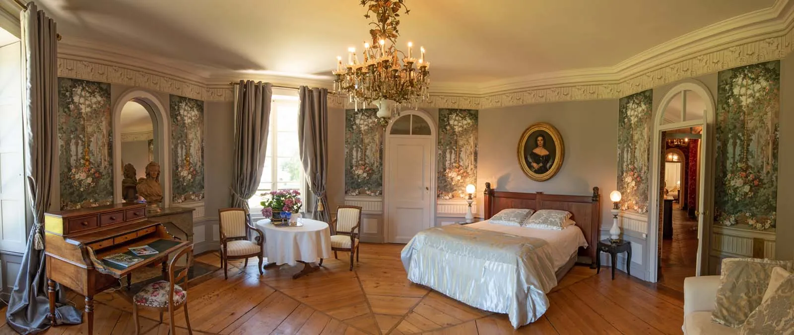 Nos chambres & espaces — photo 1 — Château de Syam — Villa Palladienne